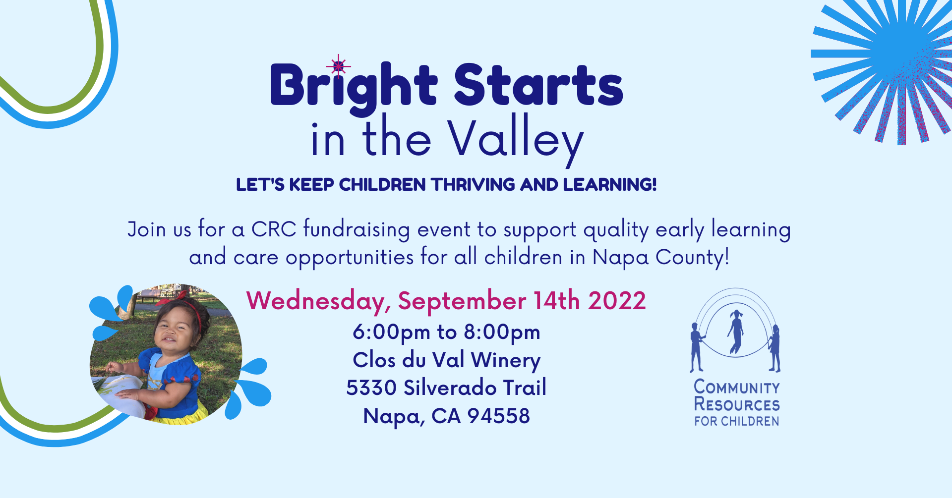 Join CRC for our Annual Fundraiser, Bright Starts in the Valley!