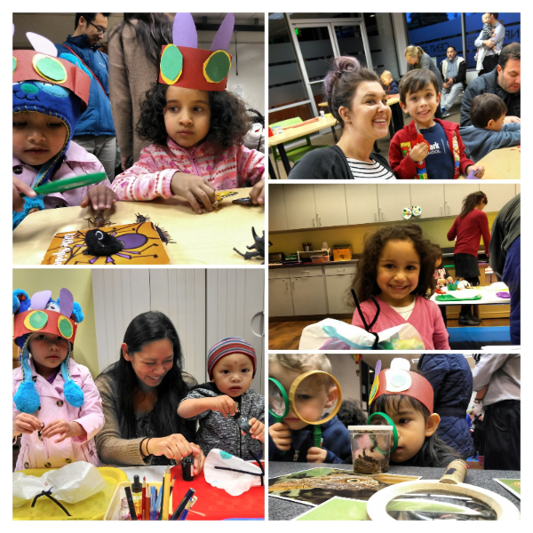 A photomontage of a smiling group of children, including a toddler, a baby, and a person, creates a cheerful human face.
